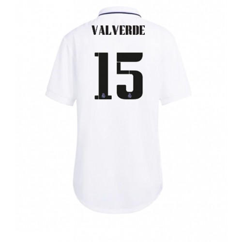 Dres Real Madrid Federico Valverde #15 Domaci za Žensko 2022-23 Kratak Rukav